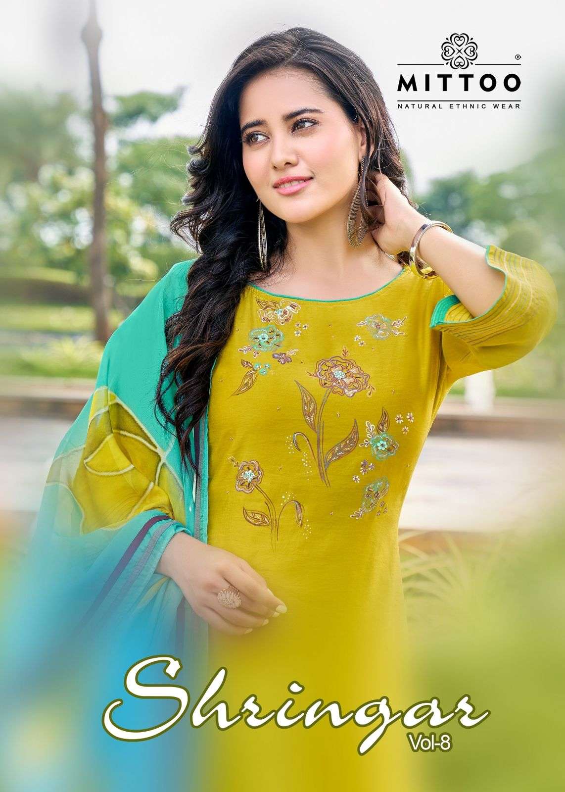 Mittoo Shringar vol 8 Viscose Kurtis Pant Dupatta wholesale collection in surat