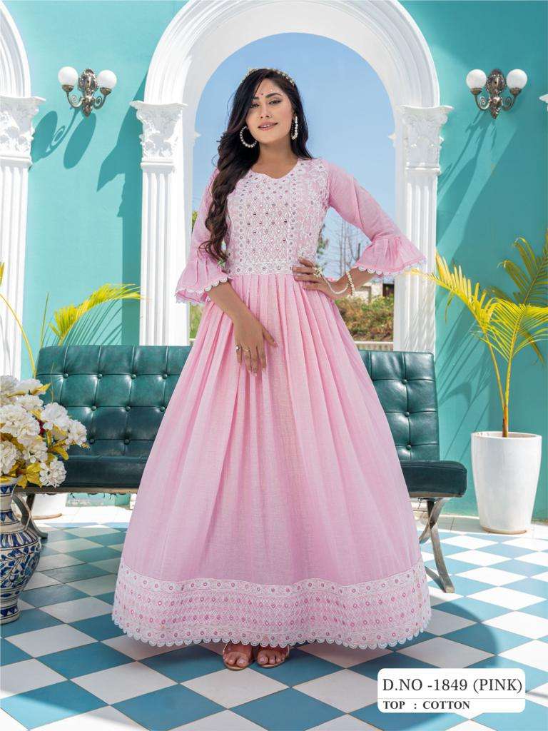 Women's Designer Anarkali Kurta Dupatta Set Bollywood Beautiful Kurti Gown  Dress | eBay