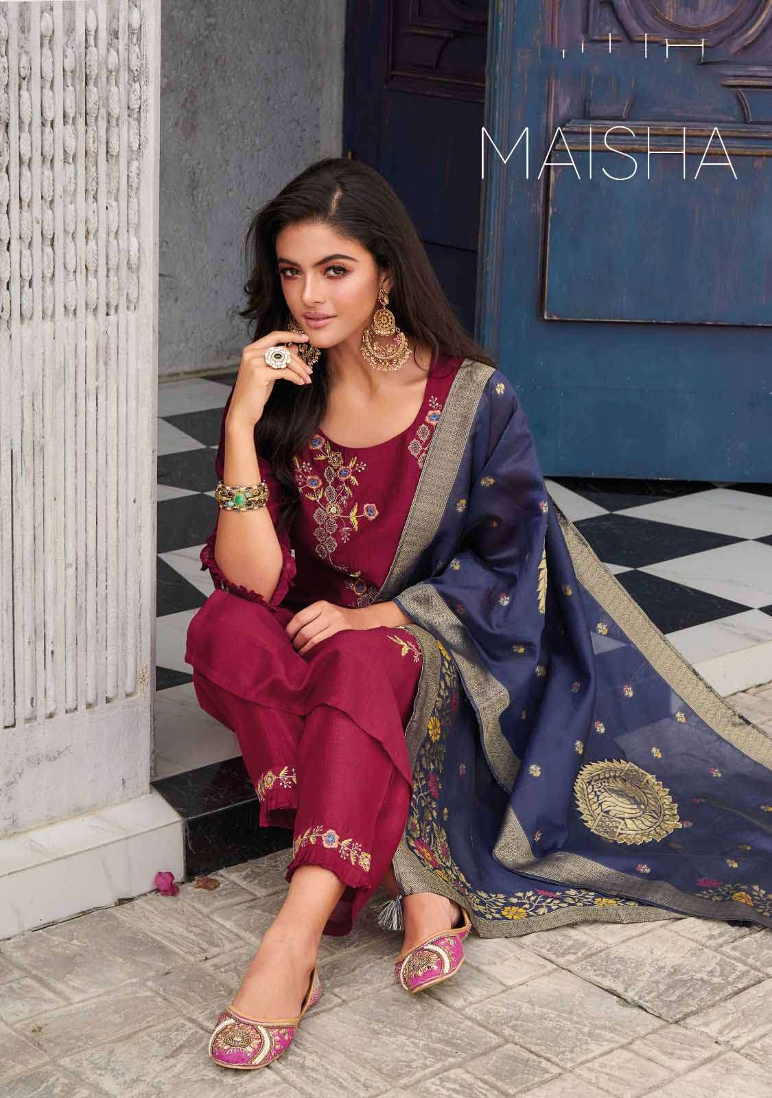 Vichitra Silk Kurti DK8-03 – Dahlia Collections