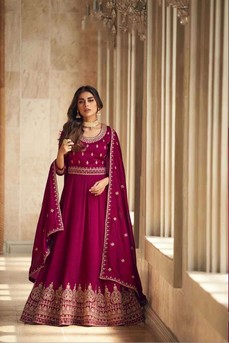 Noorjaha Aashirwad Premium Silk Readymade Anarkali Suit wholesale supplier in Surat