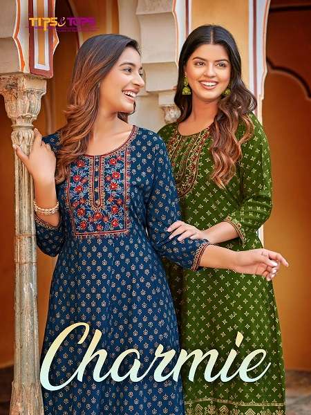 tips tops charmie festive wear fancy gown wholesale collection