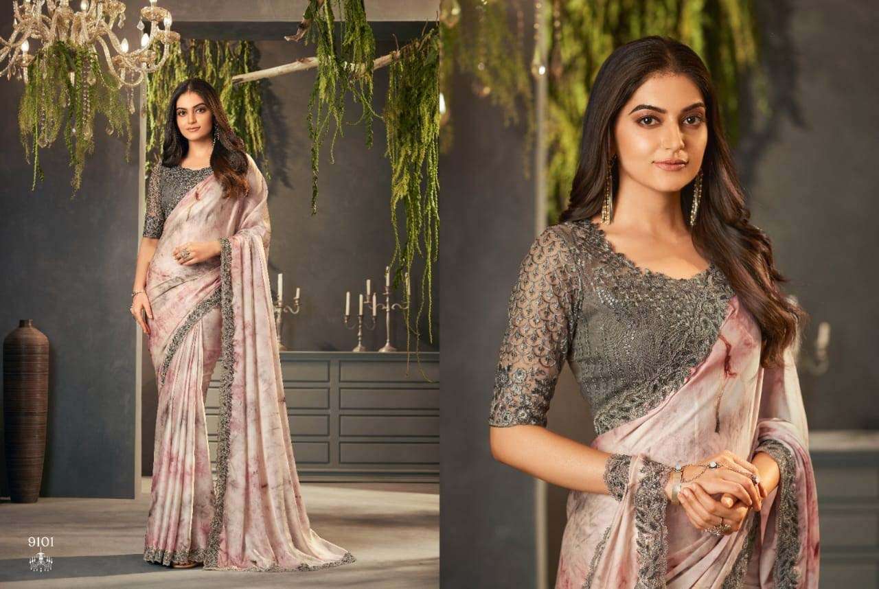 exotique vol 4 anmol partywear designer embroidered sarees wholesale collection