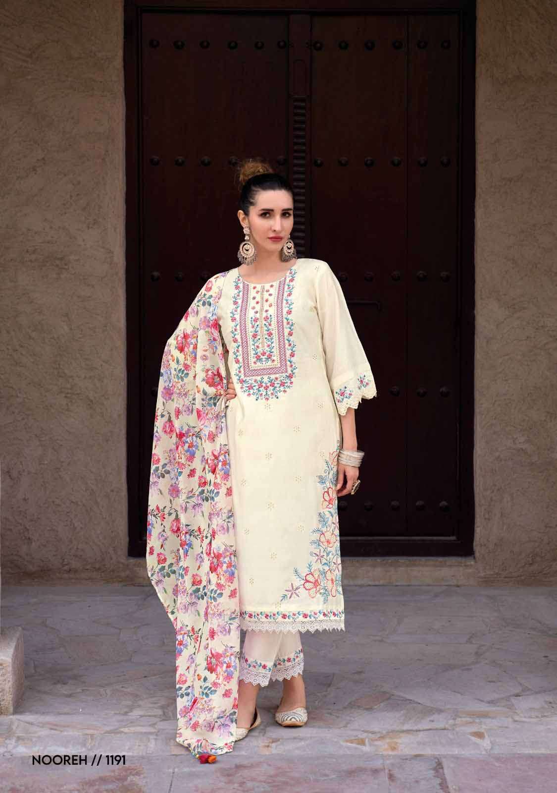 riwayat lady leela exclusive handwork embroidery 3 piece set readymade wholesale collection