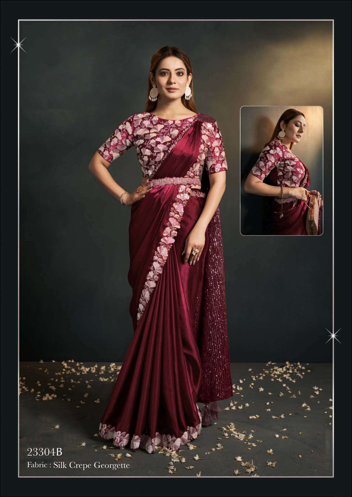 mahotsav present Moh Manthan new 23300 Series features gorgeous ready to wear fancy sarees in dazzling colors