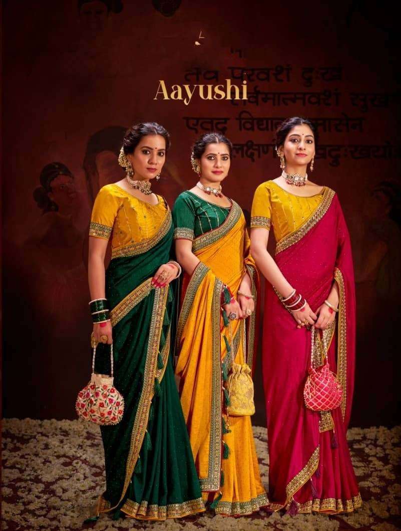 buy online ayushi suma 4000 series vichitra silk sarees collection