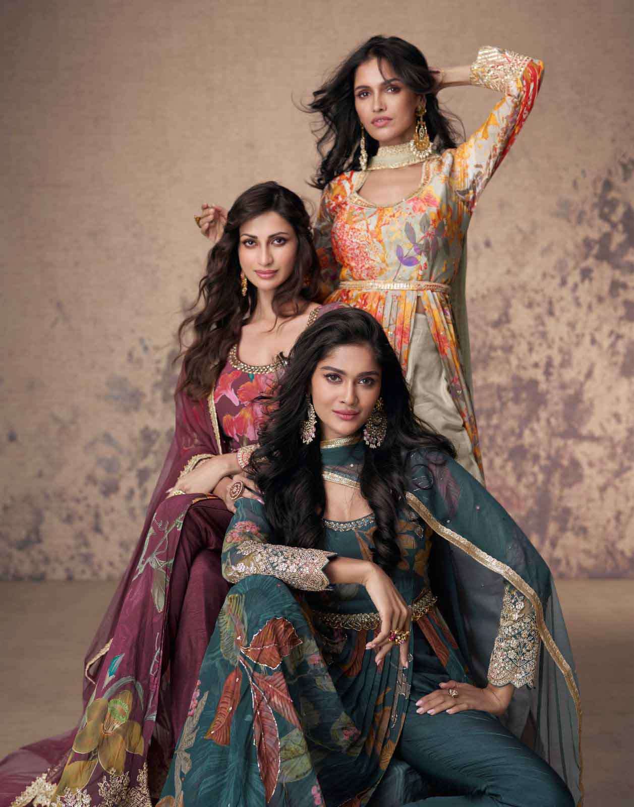 buy online anamika sayuri readymade Designer Suit collection for Festive Season