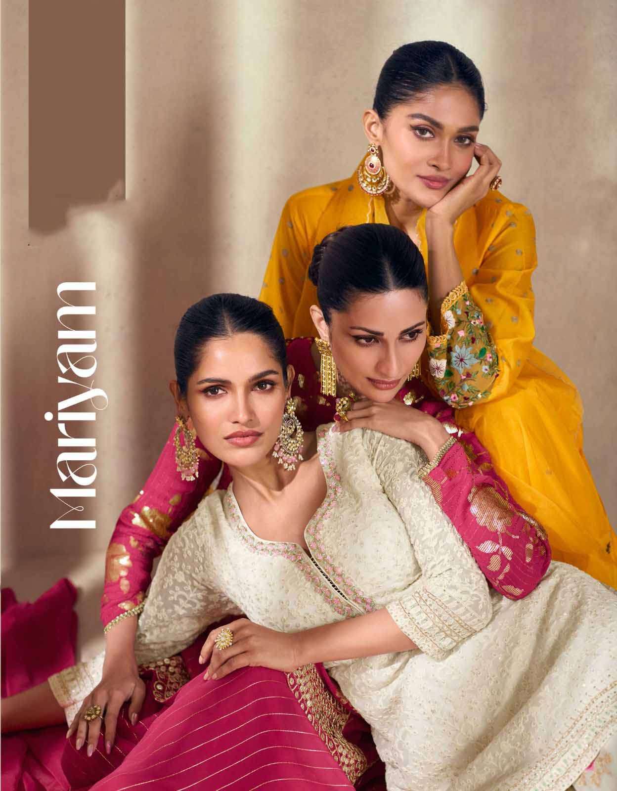 mariyam sayuri fancy partywear sharara collection for raksha bandhan festive season