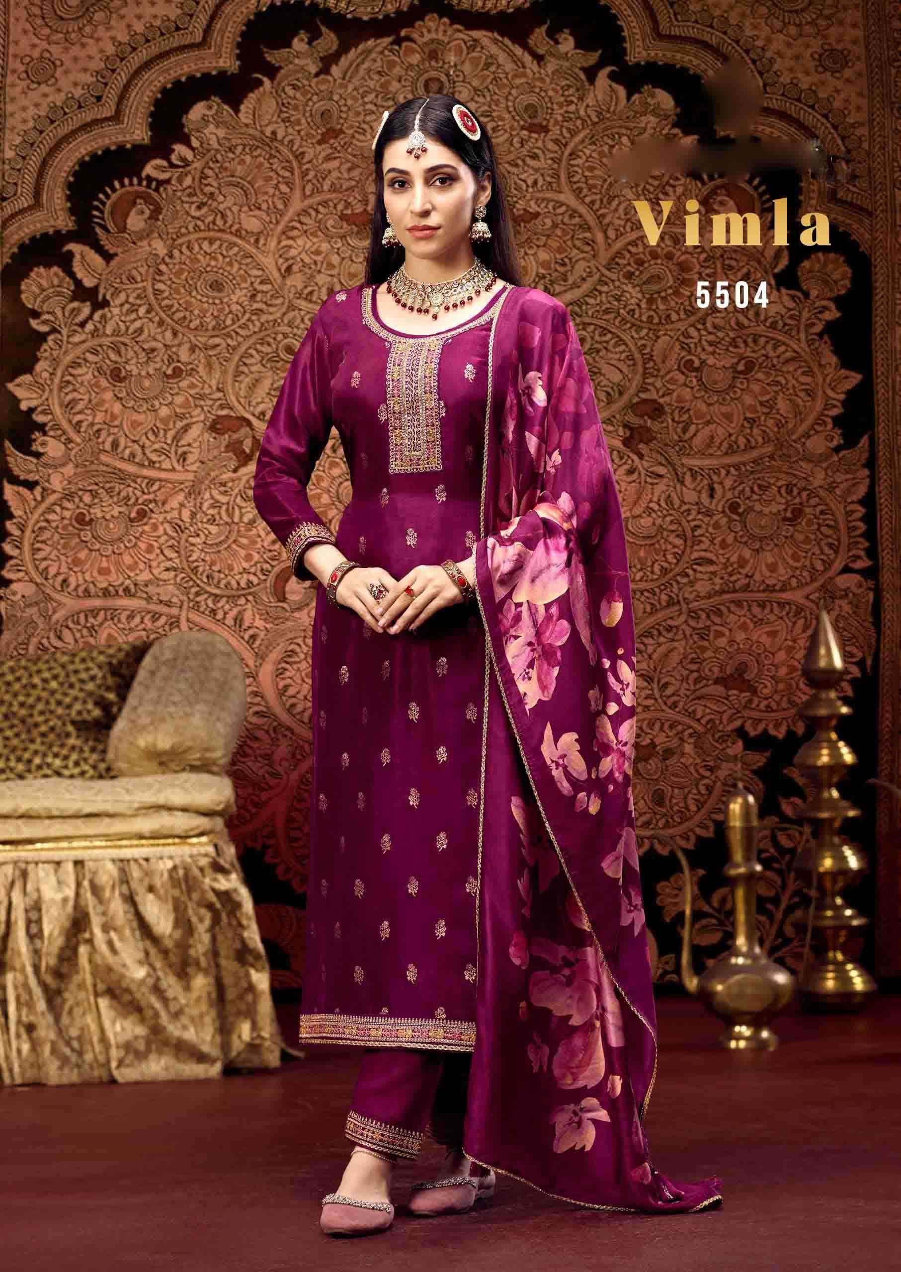 Celebrate Karwa Chauth in style with Rangoon Vimla 3 piece concept collection now available at Krisha Creation