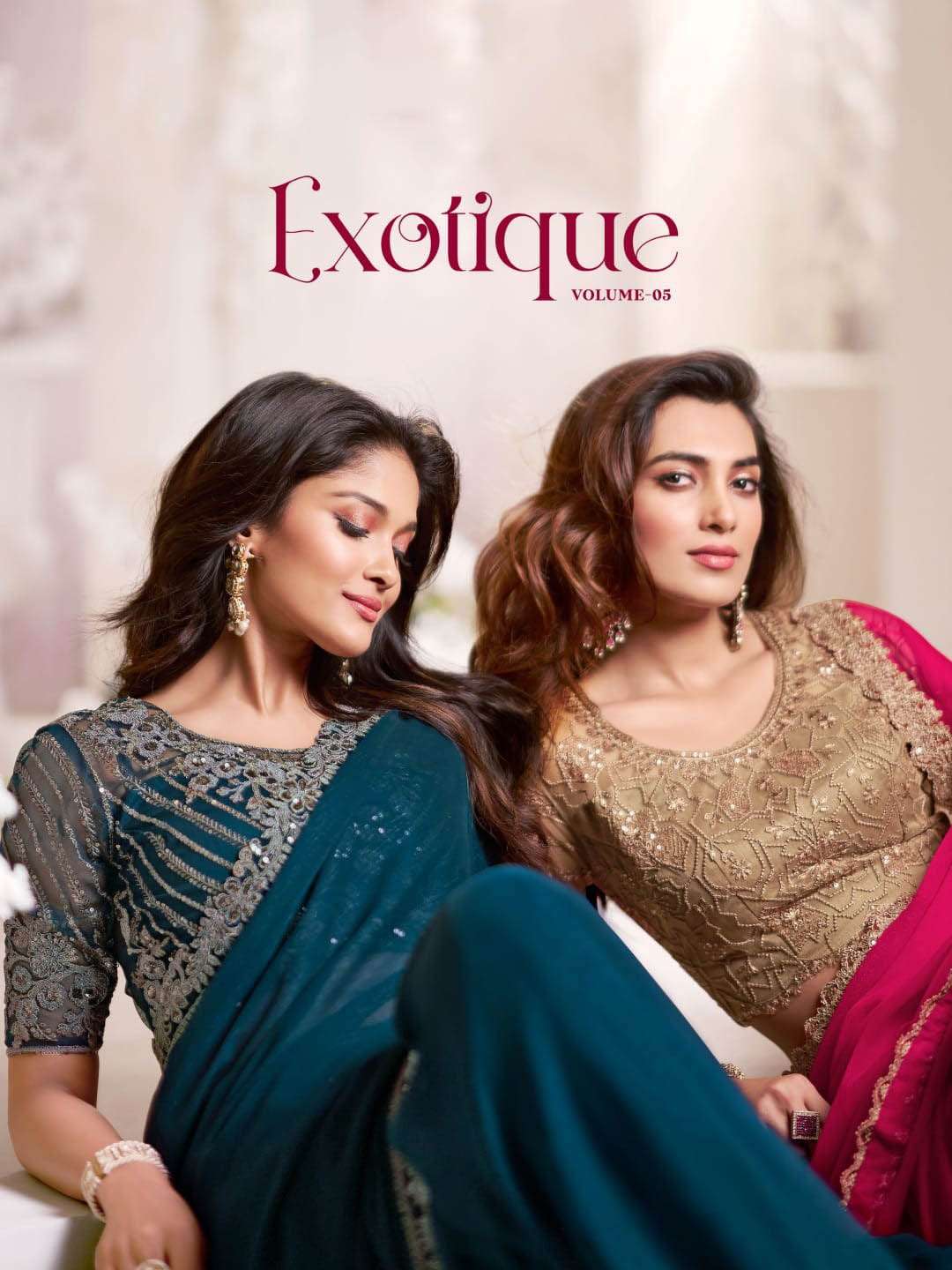 exotique vol 5 by anmol Exclusive Partywear Designer Sarees now online at krisha creation