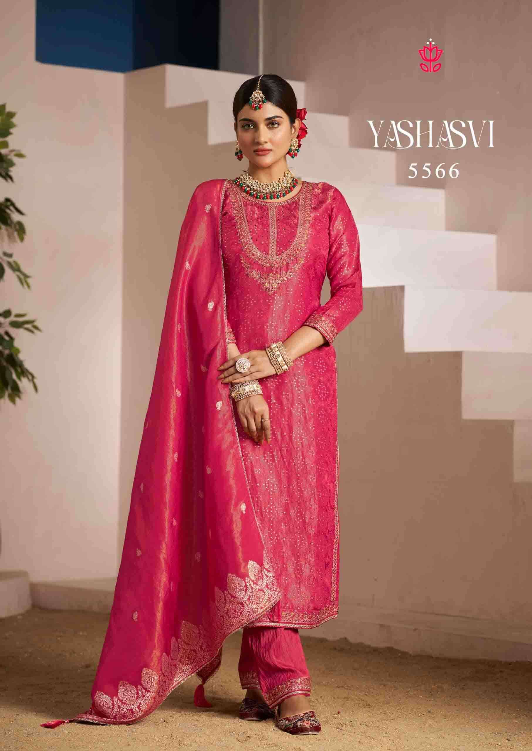 Yashasvi Rangoon Exclusive Readymade Partywear 3 Pieces Collection Online at Krisha creation