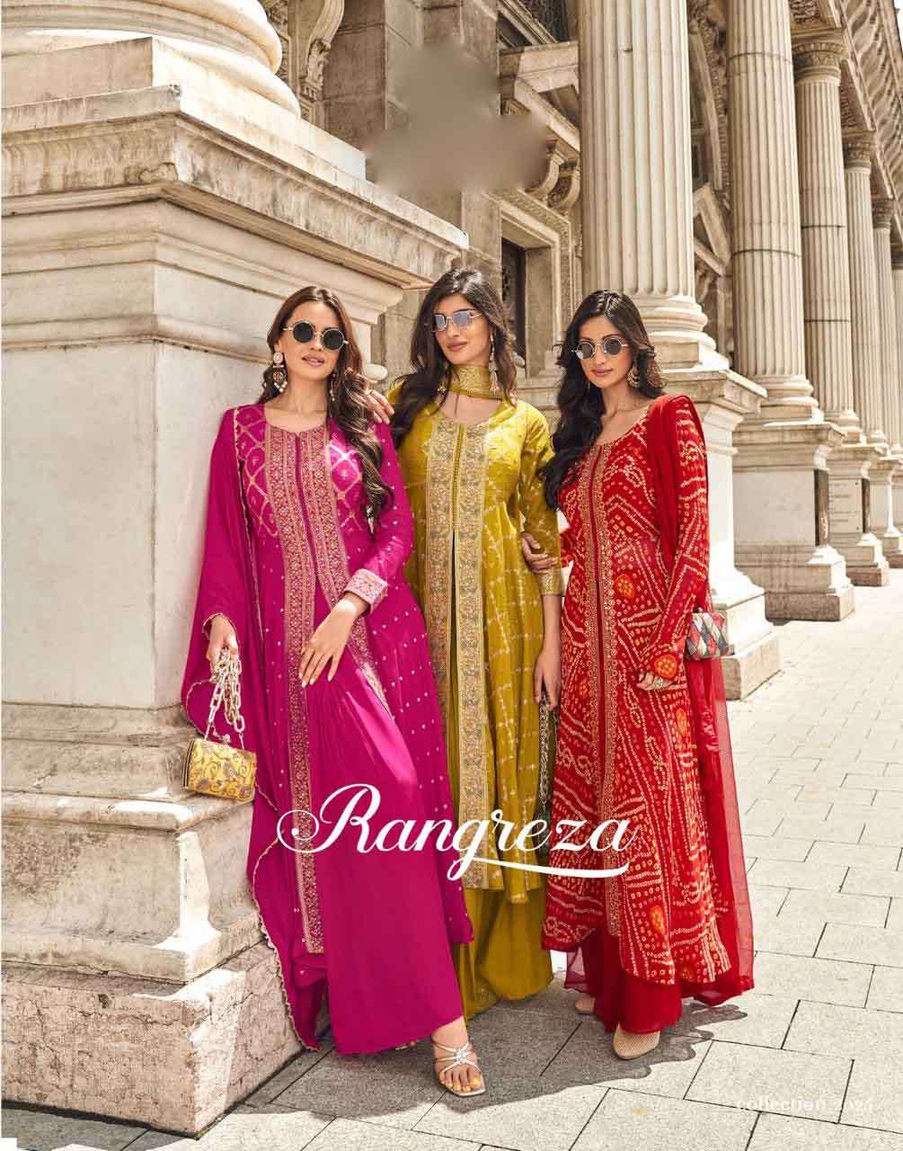 rangreza sayuri designer Premium Luxury Indo western Collection for Wedding season