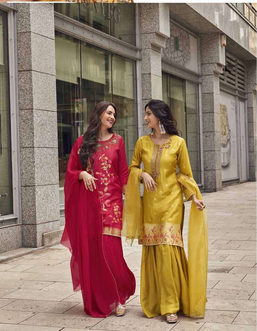 Taraa Sayuri Readymade Partywear Collection Sharara Suit For Festive Season 