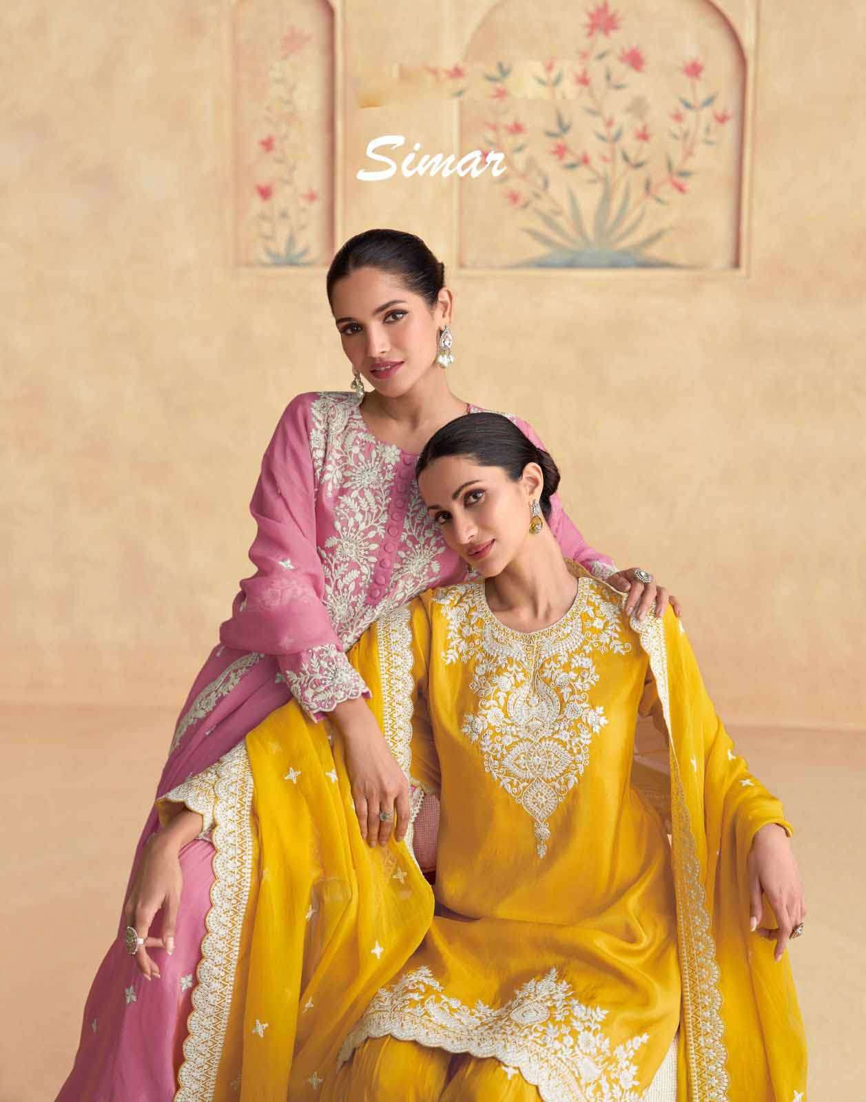 Simar Aashirwad Lucknowi Style Readymade Sharara collection for Wedding Season