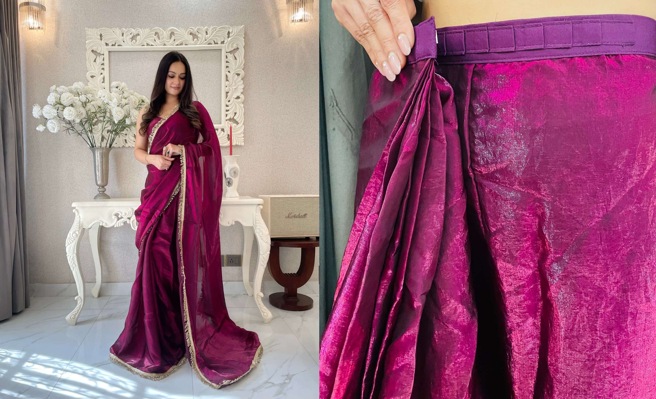 Sahana by Krisha Creation Ready to Wear Saree 