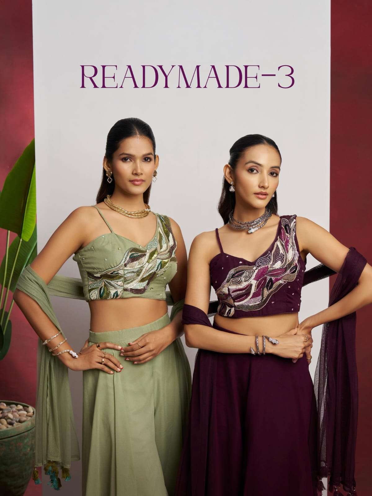 Readymade Vol 3 Indo-Western Shararas with Khatli Work