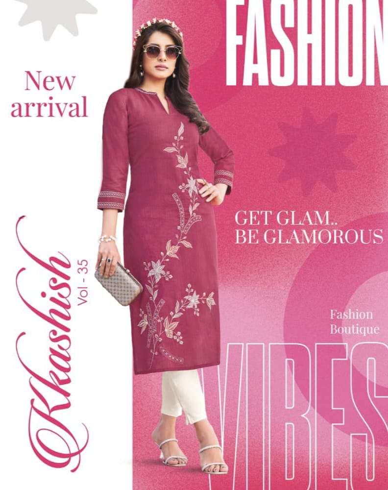 Shruti Kkashish Kurti with 10 Elegant Design At Krisha Creation Wholesaler Surat