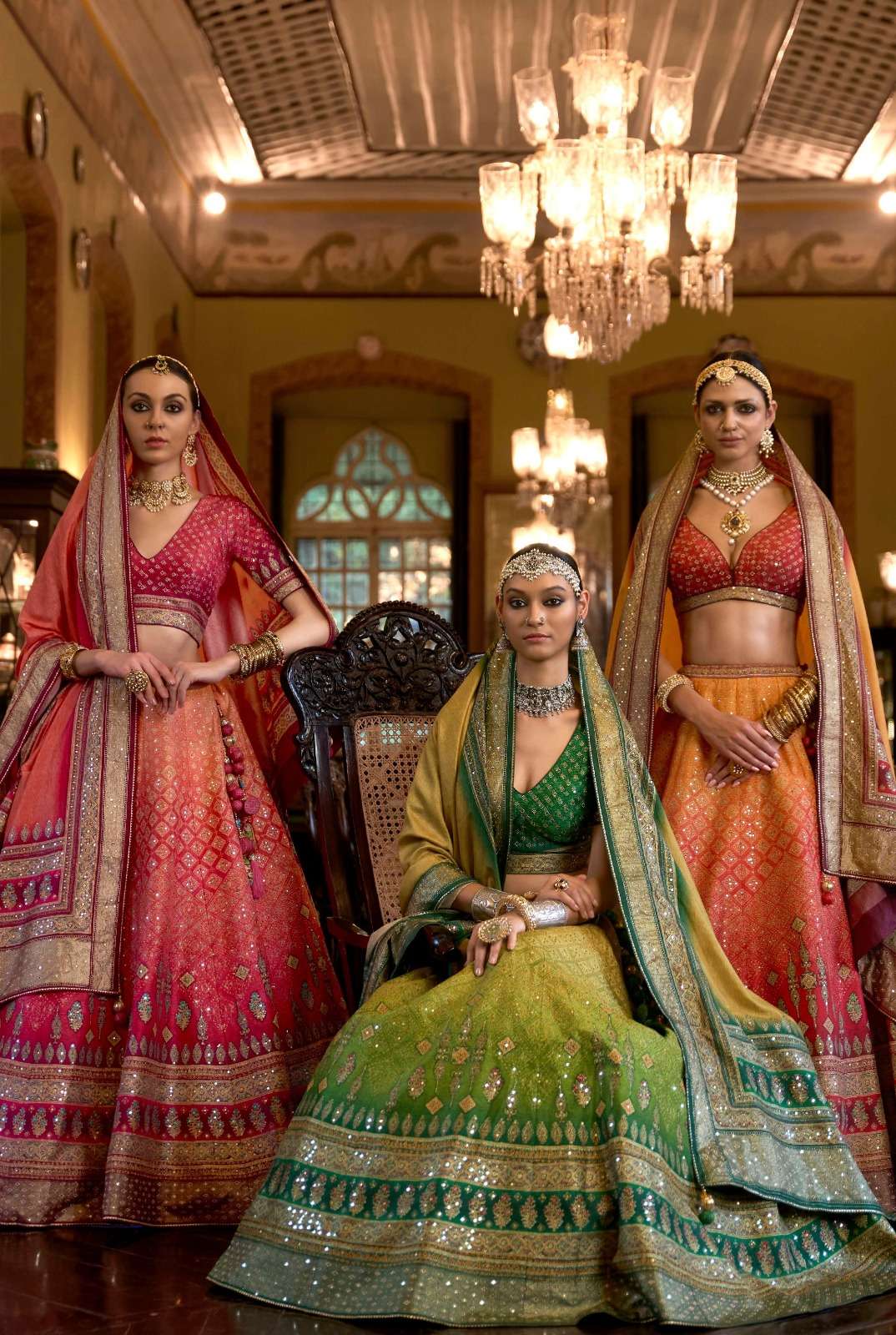 Sheesh Mahal Pv Silk Embroidered Lehenga Choli Collection By Krisha Creation