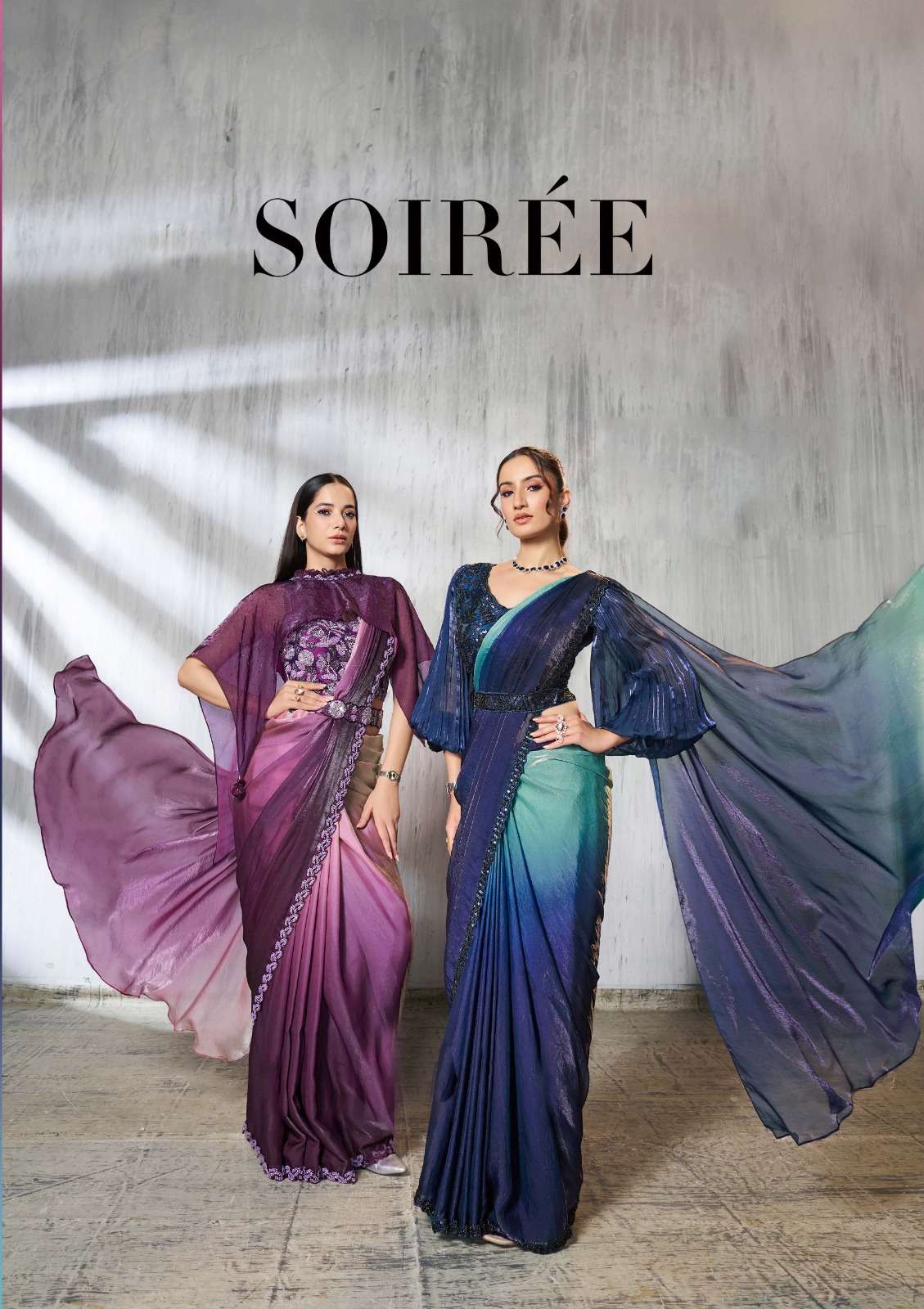 Soiree Party Wear Ready to Wear Designer Sarees Online at Krisha Creation Surat