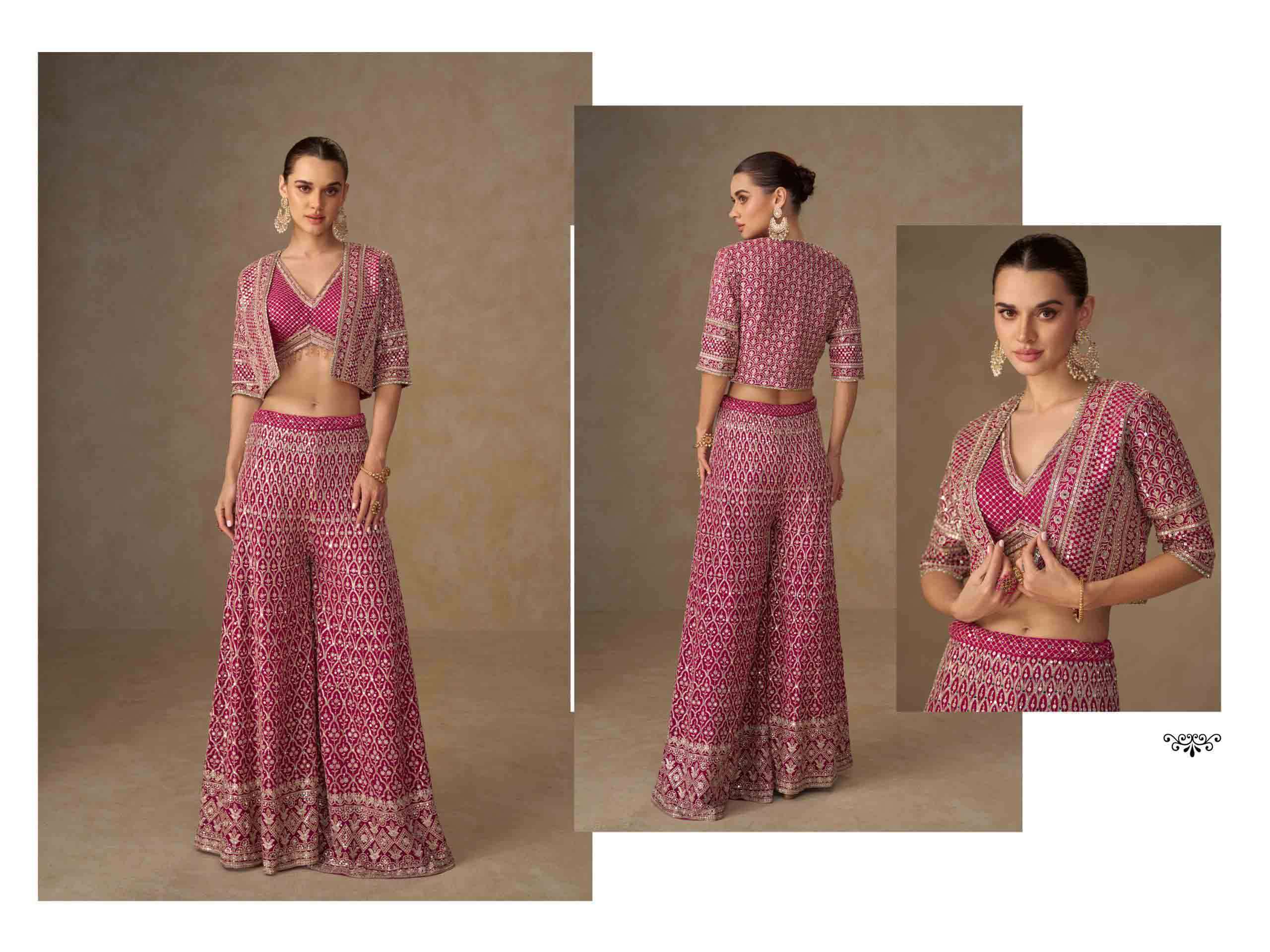 Liyara vol 1 by Gulkayra Real Georgette Premium Luxury Indo Western Collection