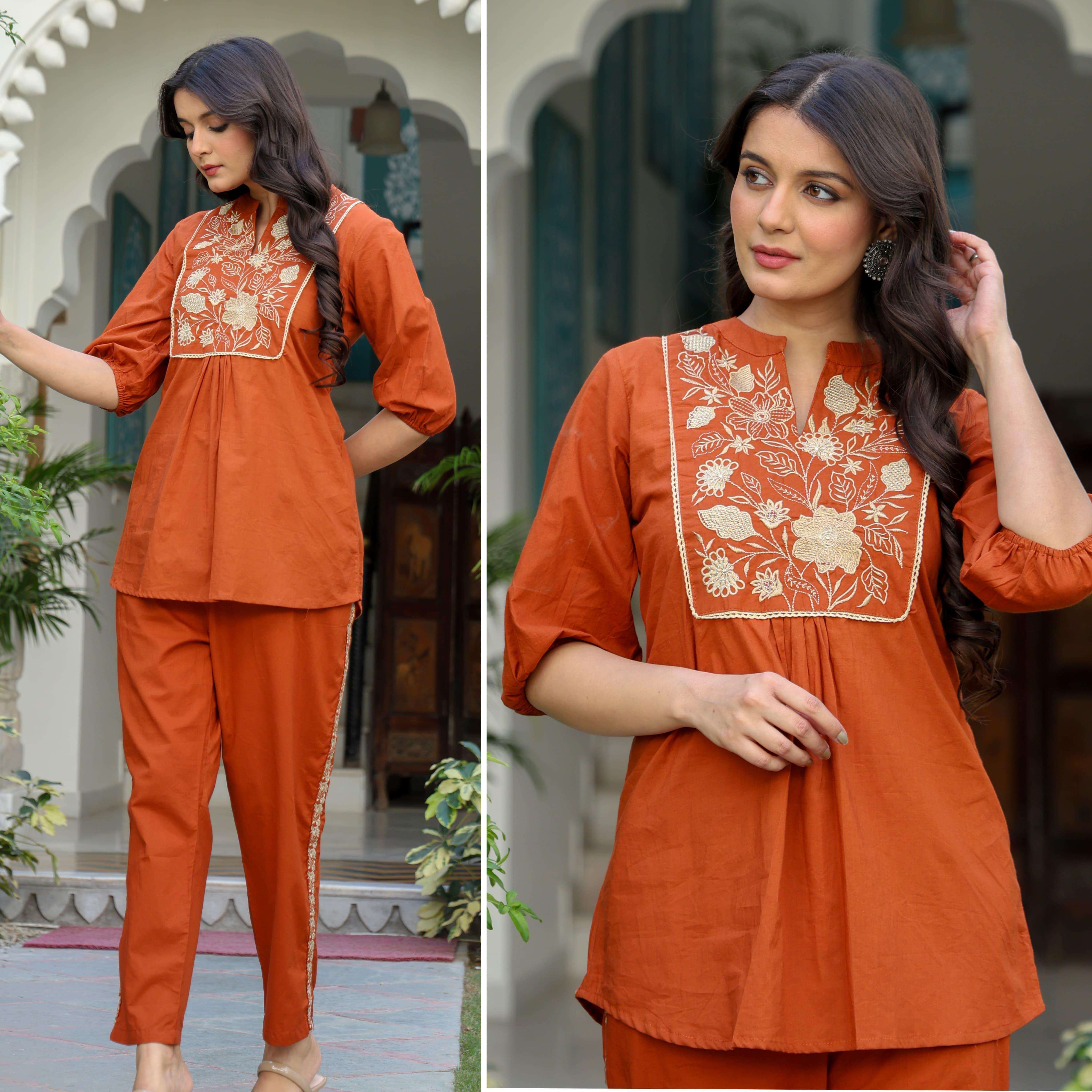 Naima Cotton 60 60 Embroidery Fancy Cord Sets Collection