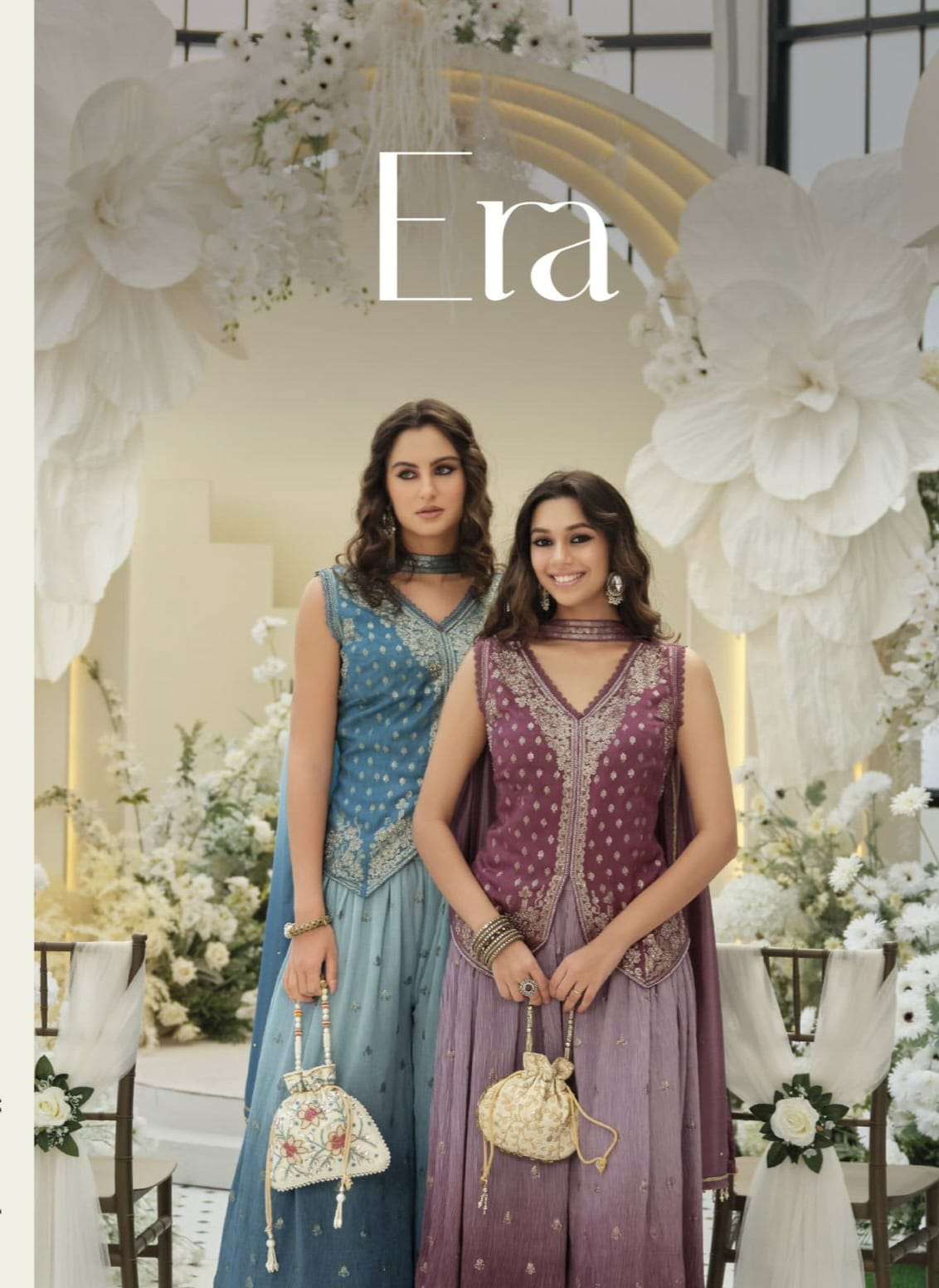 Era Exclusive Fancy Designer Short Top with Palazzo Suits