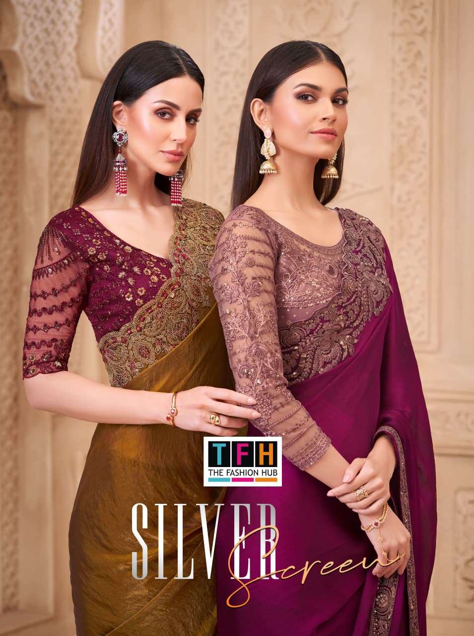 tfh silver screen vol 22 32000 series premium partywear fancy sarees for wedding & festive season