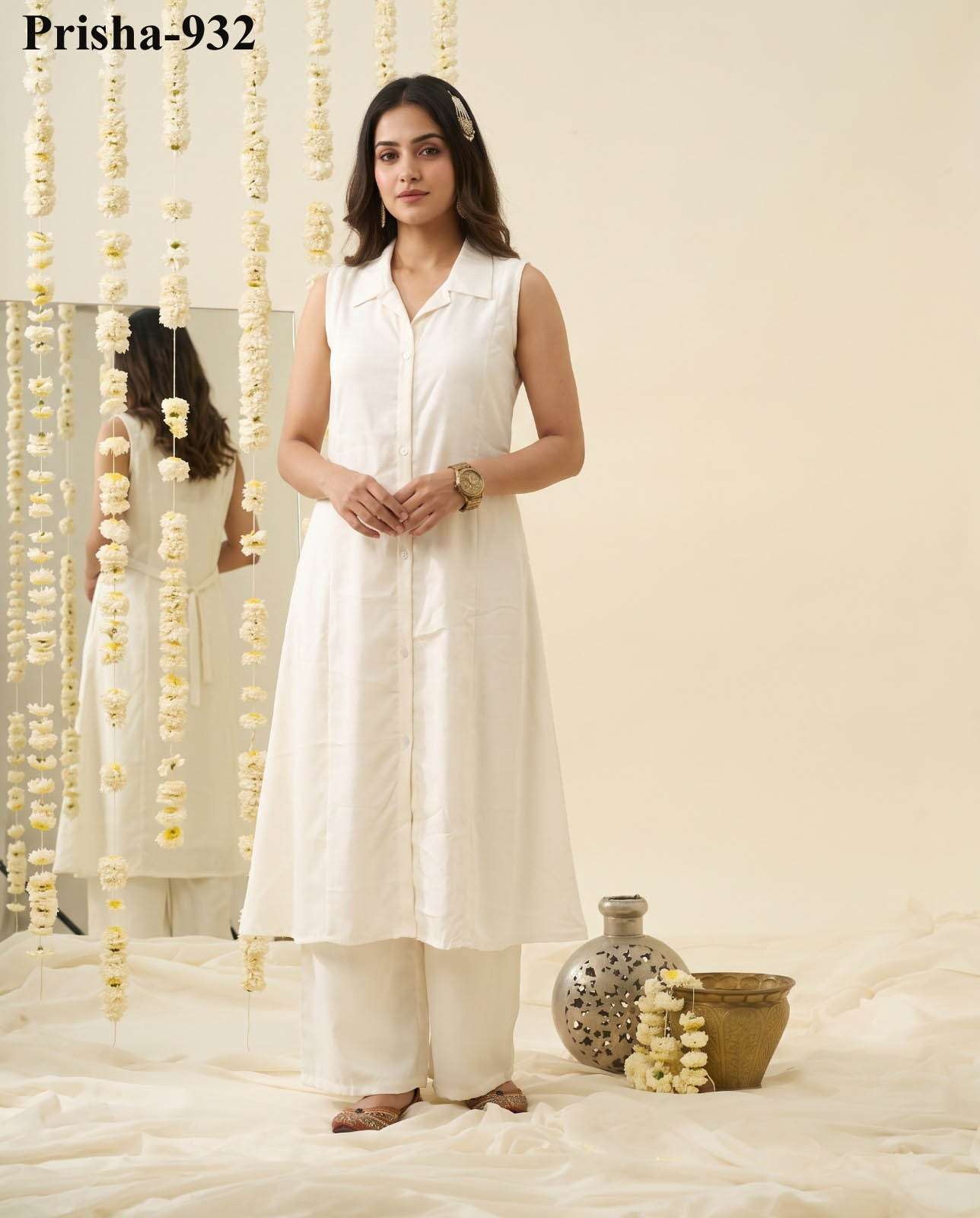 prisha vol 9 A line Viscose Printed Cord Sets Collection at krisha creation wholesaler