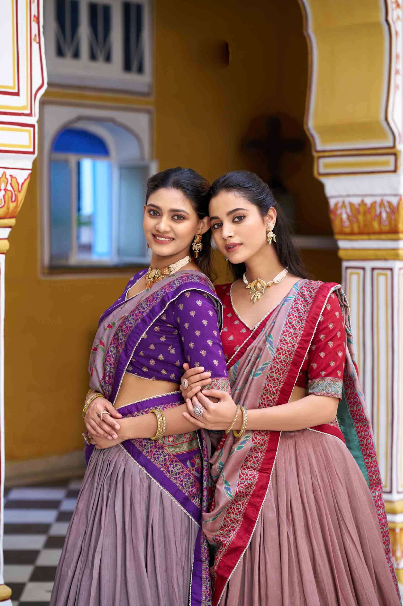 sowmya vol 1 Designer Ethnic Wear Lehenga choli Wholesale collection at Krisha Creation