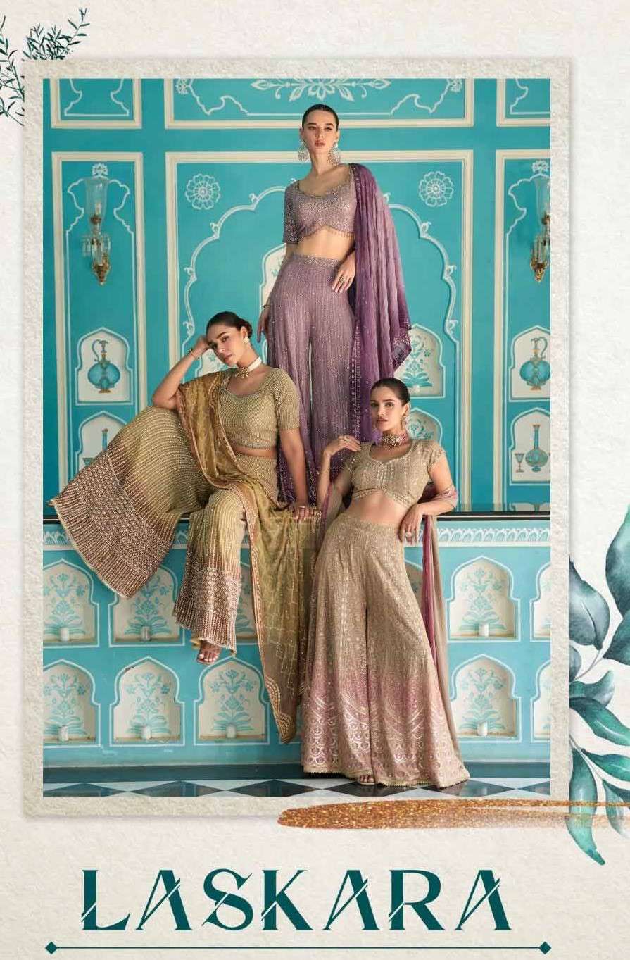 Laskara Laskara Sayuri Designer Free Size Stitched Suit Premium Georgette ...