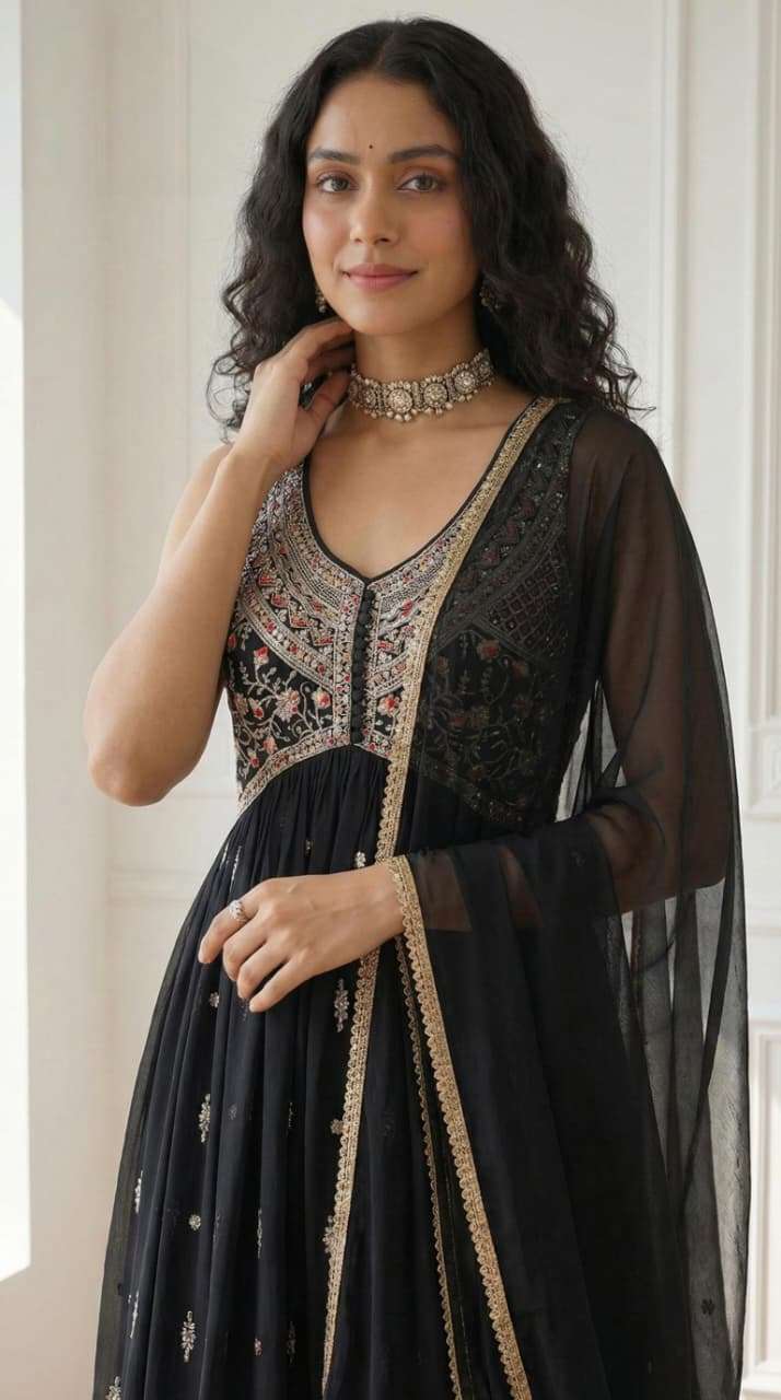 krisha creation present indowestern suit for festive & wedding season for women