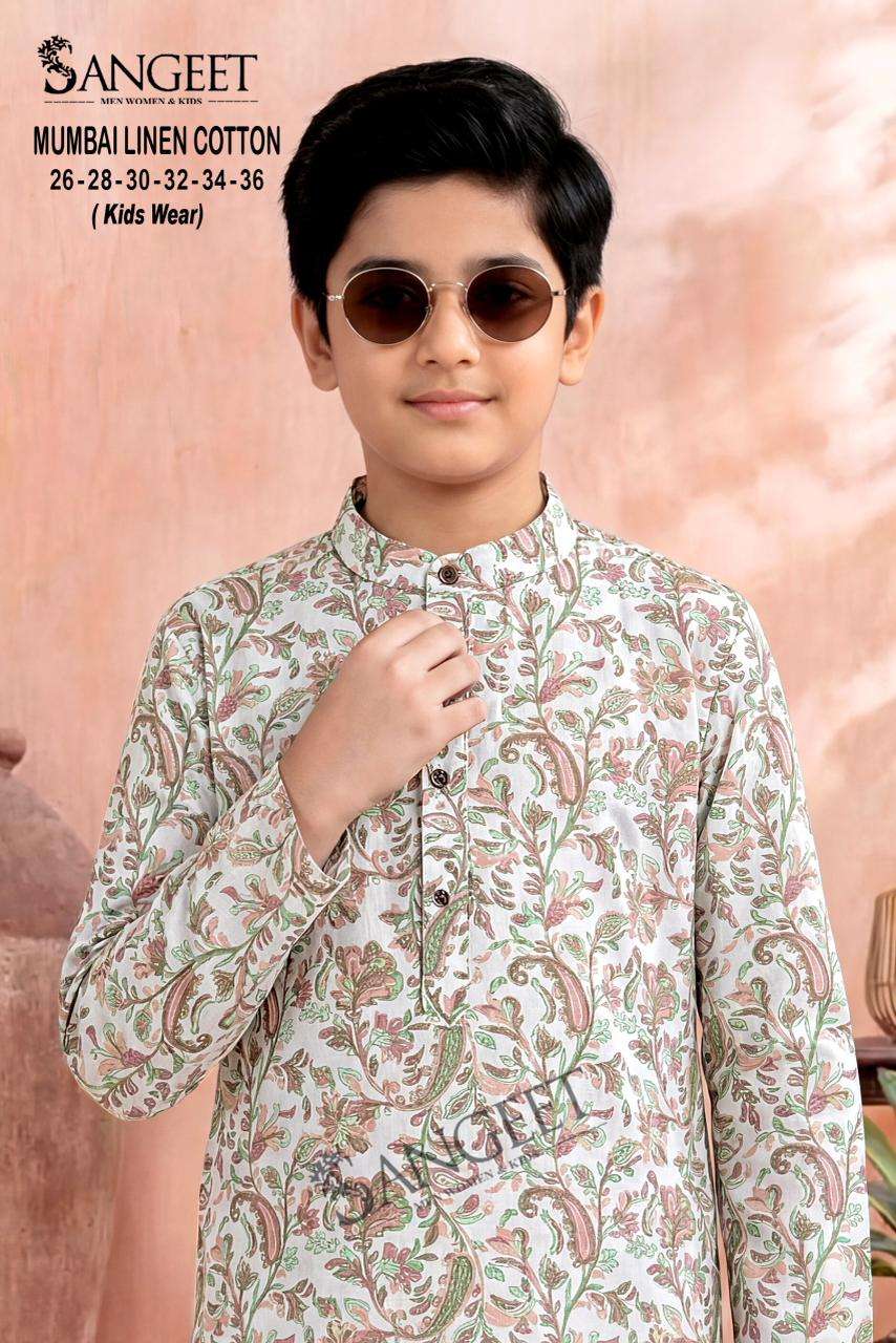 sangeet mumbai linen cotton kurta for boys now exclusive available at krisha creation