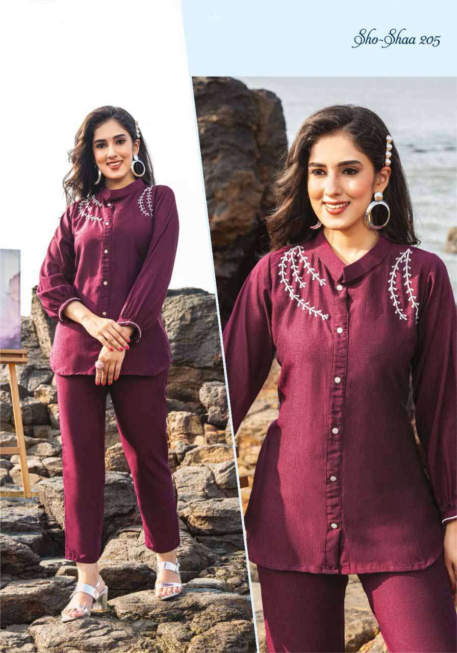 18 Attitude Present  Sho Shaa Vol 2 Cord Set at krisha Creation Wholesaler