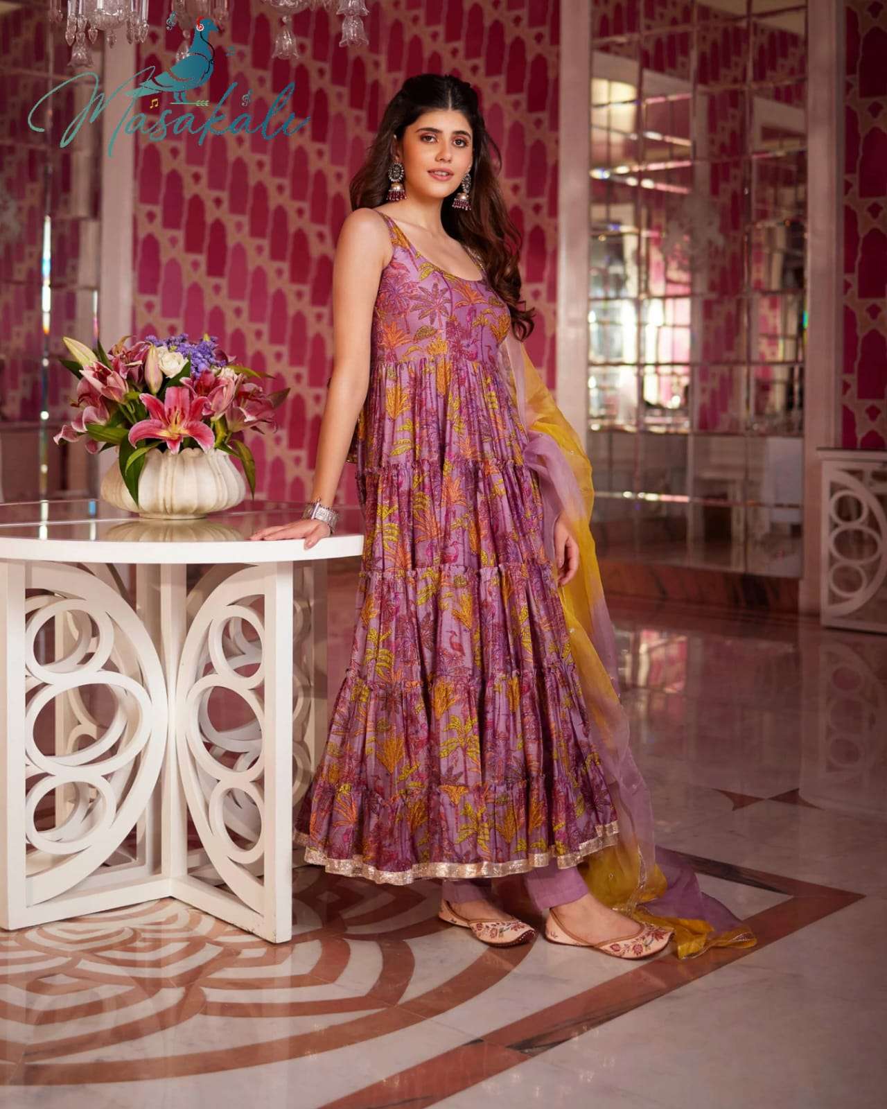 Full Sleeves Chanderi Silk Kurti, Pattern : Plain, Printed, Size : M, XL at  Best Price in Hyderabad