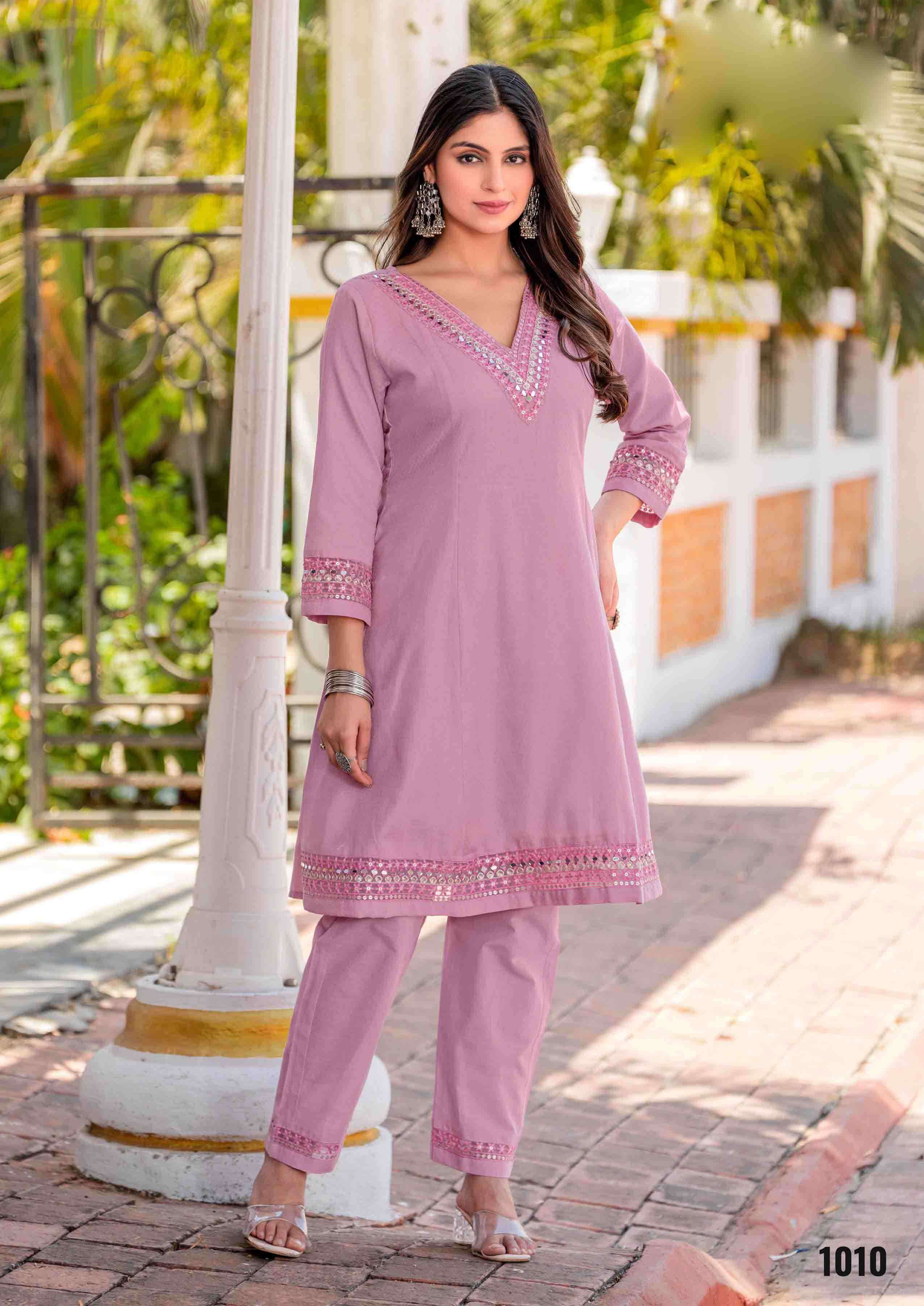 Clysi Eva Cotton Dobby Fancy Cord Sets Buy Online at Krisha Creation  Wholesale Ethnic Wear