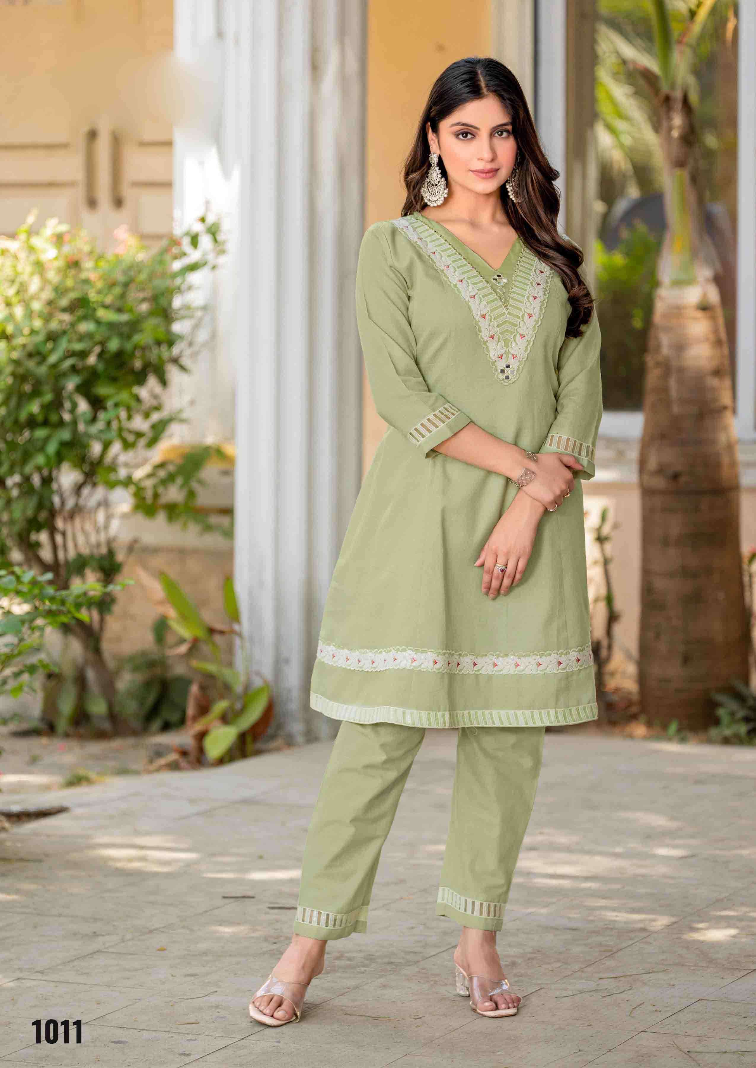 Clysi Eva Cotton Dobby Fancy Cord Sets Buy Online at Krisha Creation  Wholesale Ethnic Wear