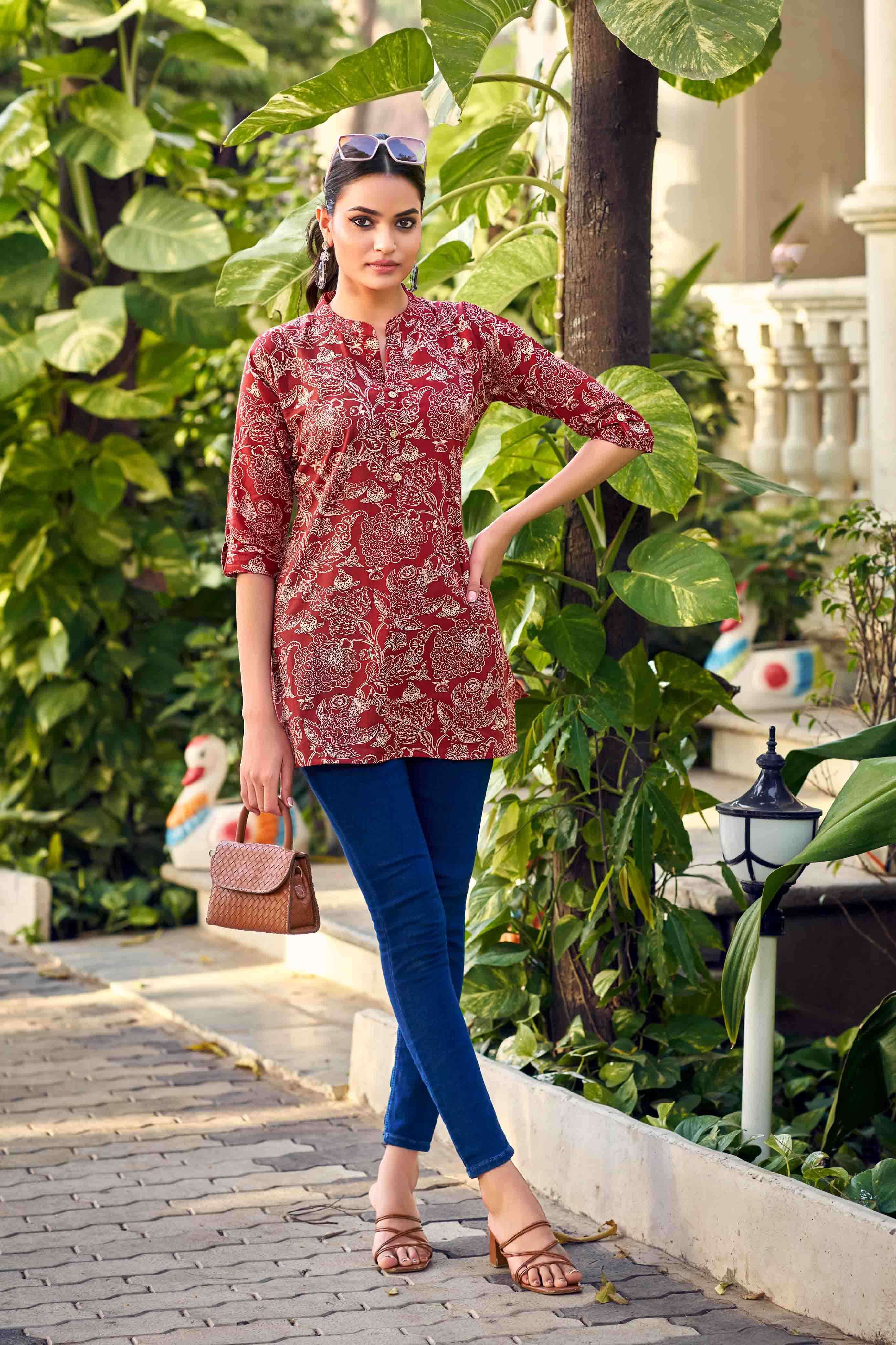 cotton shorties vol 8 tip tops fancy short tops collection for summer season