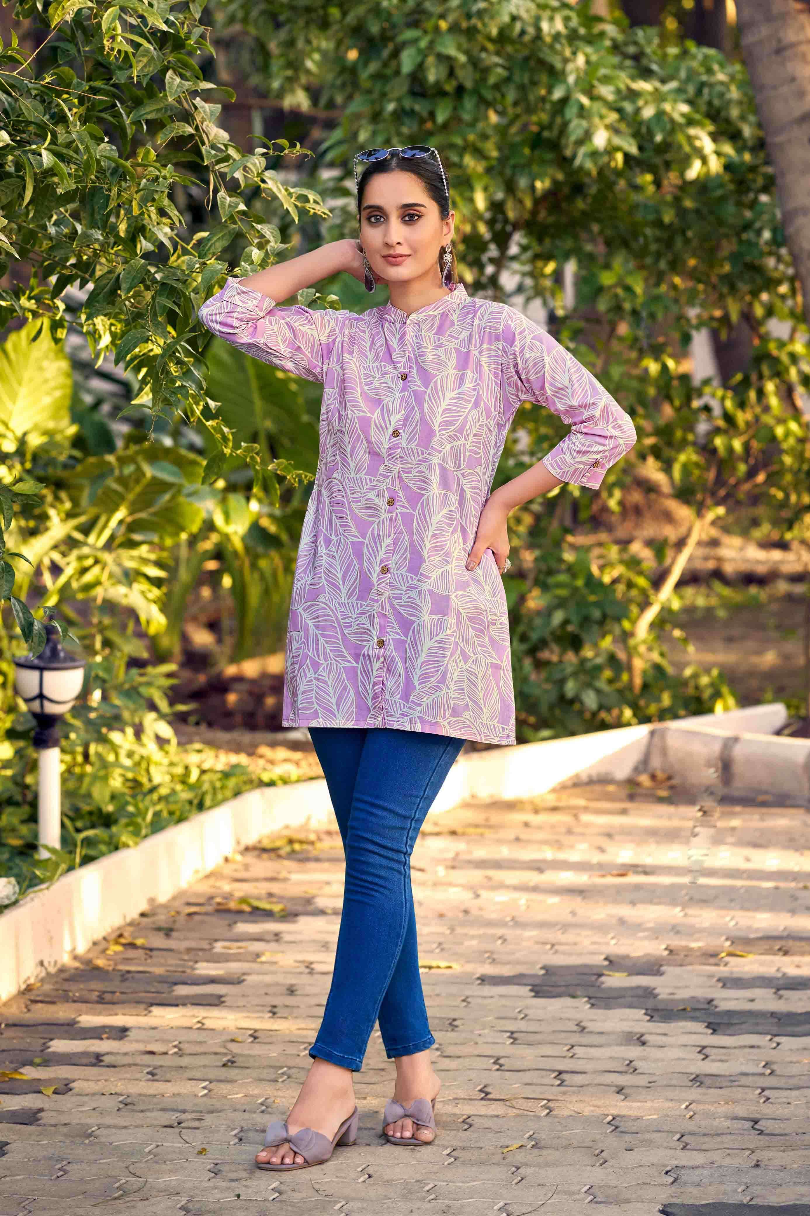 cotton shorties vol 8 tip tops fancy short tops collection for summer season