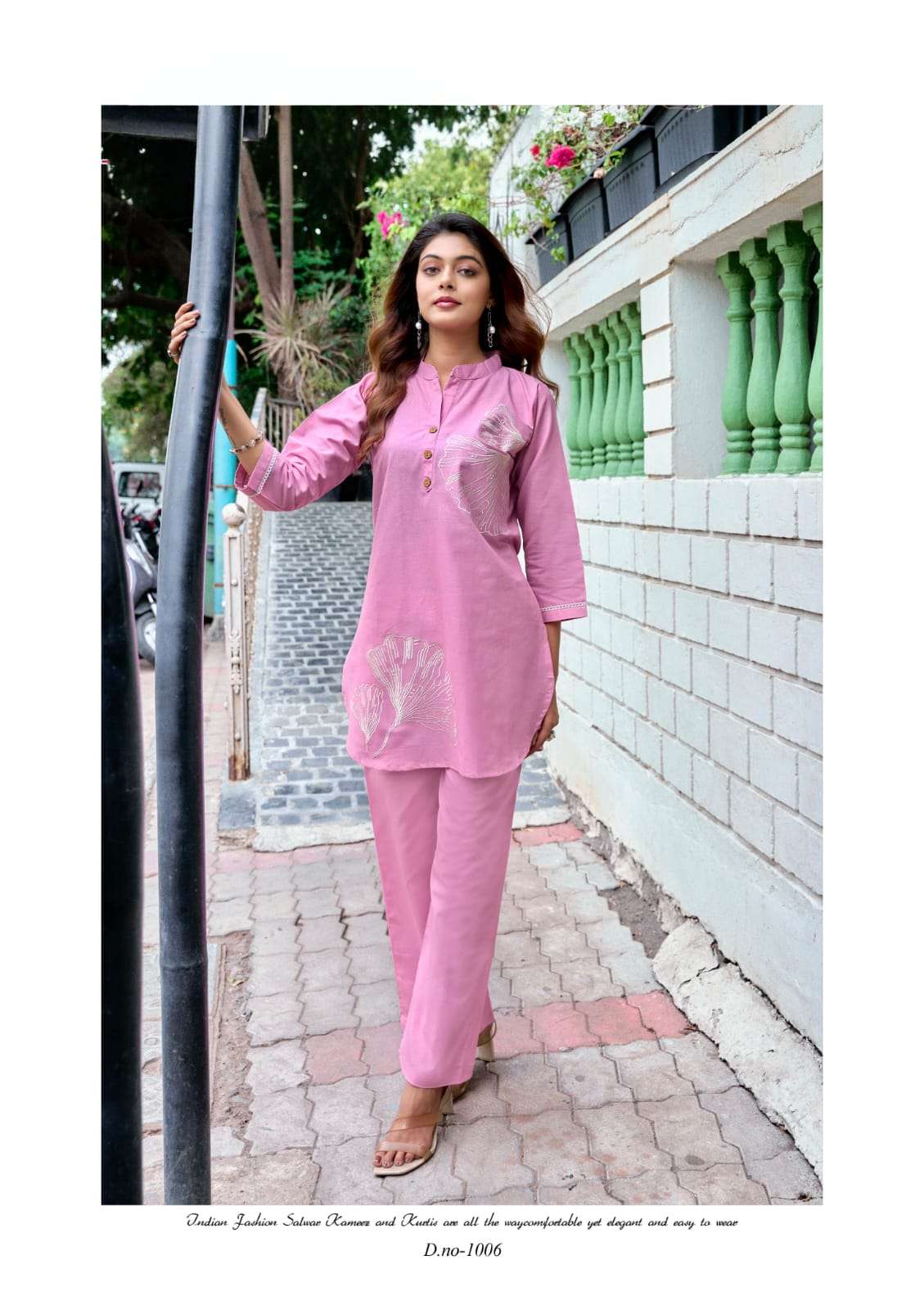 Fabulous Premium Cotton Embroidery work and Pant Pocket Fancy Cord Set Collection Online