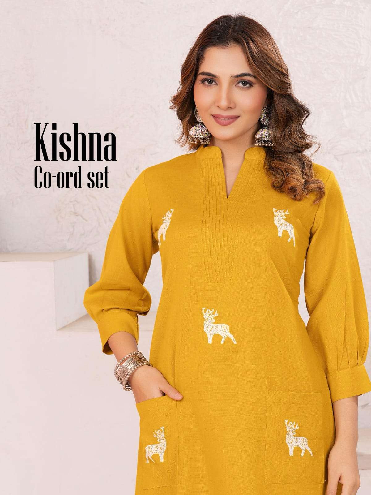 Kishna Kaya Cotton Flex Fancy Cord Sets Collection Online at Krisha Creation