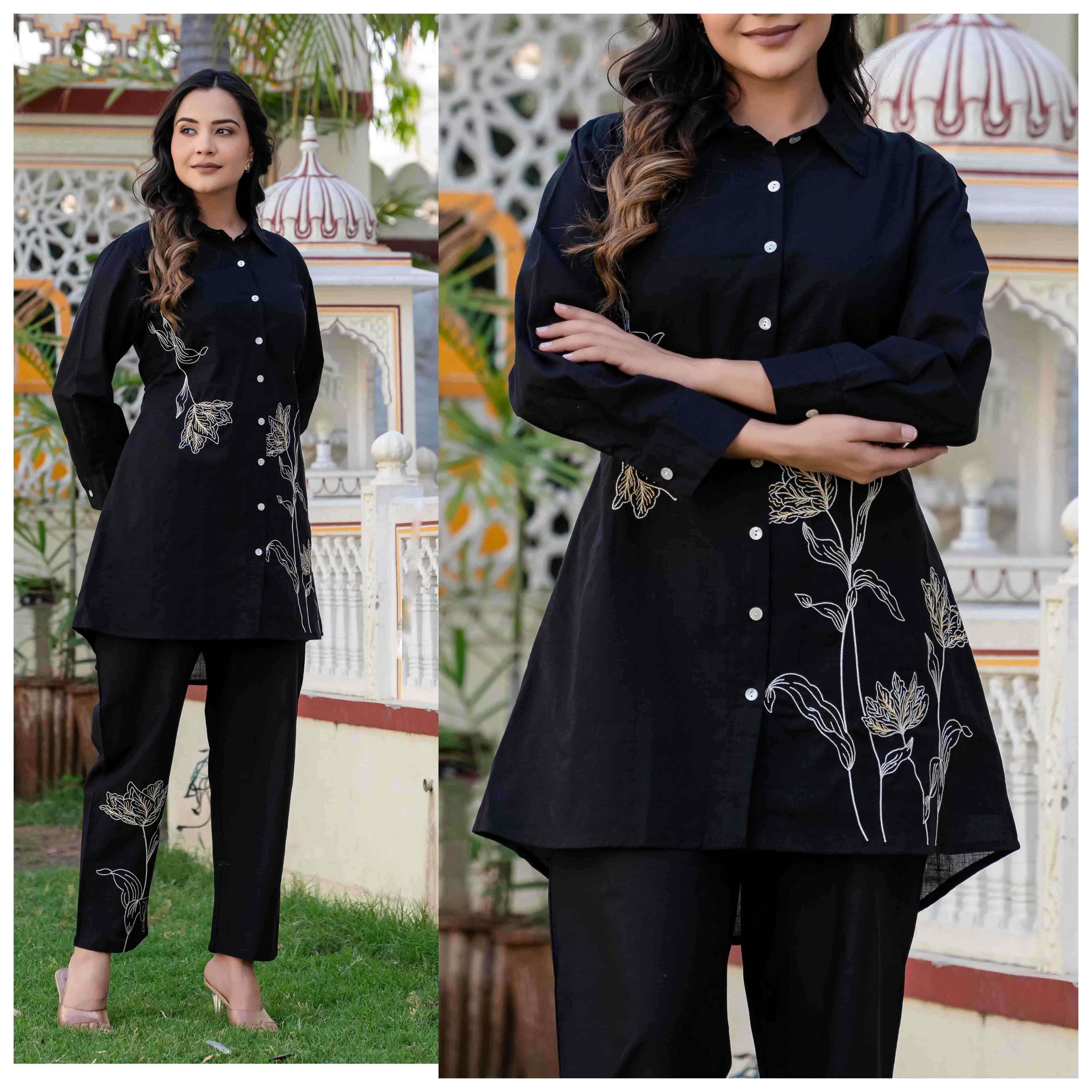 Naina by Krisha Creation Cotton Fancy Cord Sets with Work for Women Buy Online