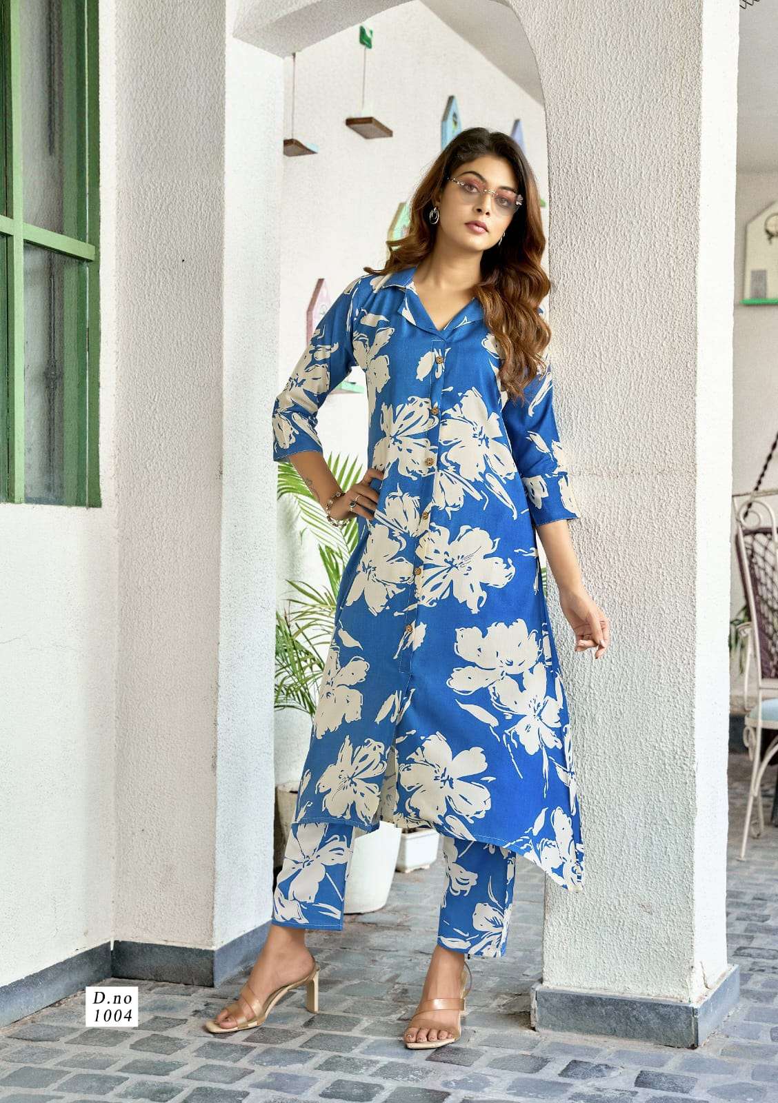 Trendy Touch A Line Fancy Rayon Print Cord Sets Collection Online at Krisha Creation